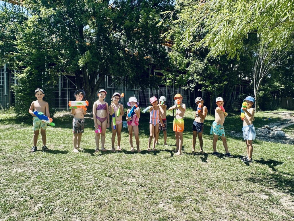 Beachparty mit Wasserspaß Eulenklasse 1D